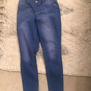 Girls size 12 mid rise jeggings
